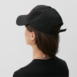 Бейсболка с надписью MINAKU, чёрная, размер 56-58