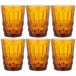 НАБОР СТАКАНОВ СЕРПЕНТИНА ИЗ 6ШТ. СЕРИЯ MUZA COLOR 270МЛ. / В=10 СМ