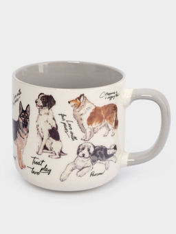 Кружка, 400 мл, фарфор N, бело-серая, Собаки, Pets - Anna lafarg фото 10