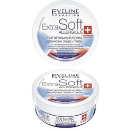 EVELINE "Extra soft" Питательный крем для кожи лица и тела для чувствительной кожи 200ml (*12)