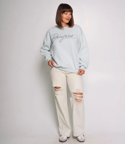 Свитшот #КТ2030 (1), светло-голубой