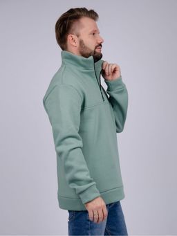 Свитшот СМ-3 черный, футер начес - Малина фото 11