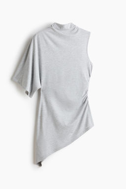 Top asim?trico con cuello perkins
