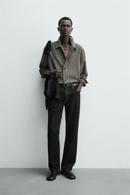 SOBRECAMISA CUADROS / Gris