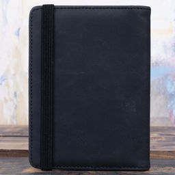 Обложка для паспорта 
 08.A-034_Travel-wallet-1999-01-черный