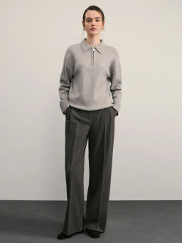 Джемпер поло с молнией / Zarina