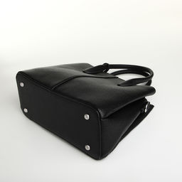 Сумка женская тоут TEXTURA на молнии, 29×11×23 см, однотонная, чёрная