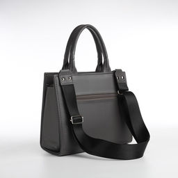 Сумка женская тоут TEXTURA на молнии, 22×11×22 см, серая