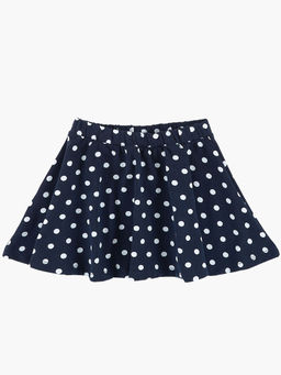 Юбка для девочки UD 1218 синий в горох - Mini maxi фото 6