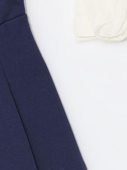 Beli Lastikli K?z ?ocuk ?ort Etek ve K?lotlu ?orap 2li Tak?m