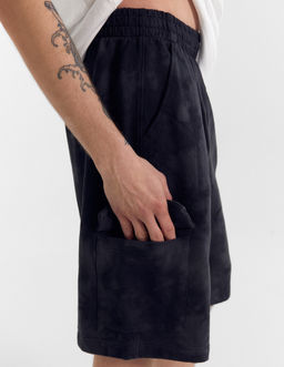 Шорты мужские винтажно-серые с дизайнерским принтом винтажный серый 131096 - Mark formelle фото 5