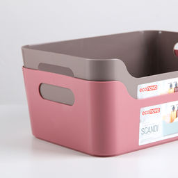 Ящик для хранения без крышки Scandi, 3.1 л, 24×17×9 см, МИКС