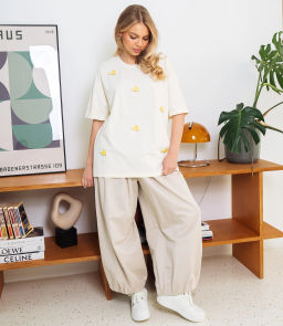 Футболка #КТ026 (2), кремовый - Dommod фото 4