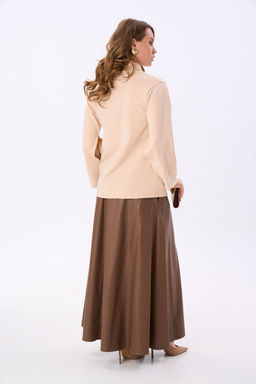 Джемпер NIKVA н923-5 капучино и шоколад  фото 2