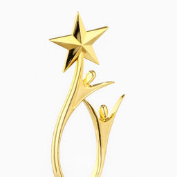 Кубок Победитель по жизни, наградная фигура, золото, пластик, 18 см