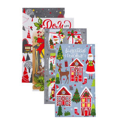 Набор кухонных полотенец Доляна Волшебство 35х60см-4шт, 100% хл  фото 2