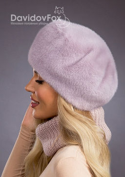 Шапка Берет экомех чертополох