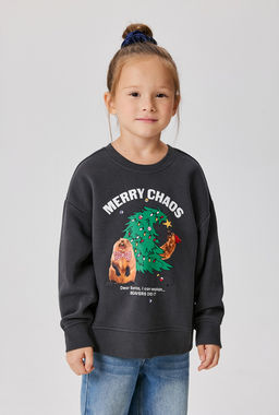 ACOOLA / Джемпер детский для девочек Somalia графитовый