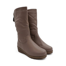 Зимние женские сапоги Н3595-17 светло-коричневые