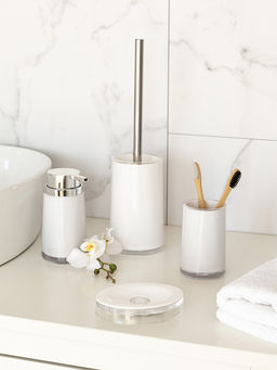 Мыльница белый пластик - Denastia фото 5