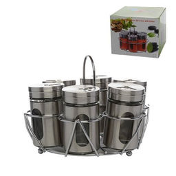 Набор для специй 6 предметов / L-100-23 /уп 12/