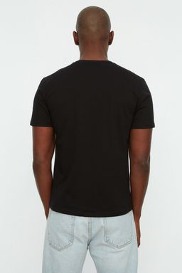 TRENDYOL MAN Siyah Slim/Dar Kesim Basic %100 Pamuklu 2li Paket Bisiklet Yaka K?sa Kollu T-Shirt TMNSS19BO0071 - Trendyolmilla фото 12
