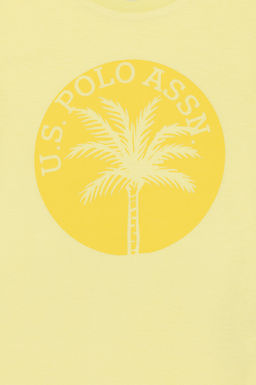 U. S. Polo Assn Детская светло-желтая футболка с круглым вырезом - U.s. polo assn фото 5