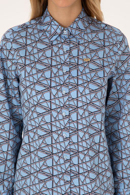 Kad_n A__k Mavi Uzun Kollu G_mlek - U.s. polo assn фото 7