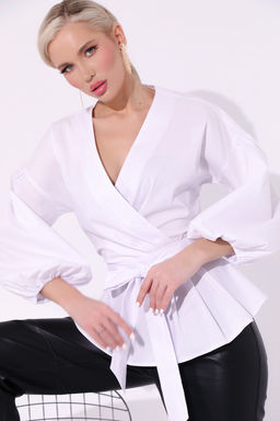 Блузка Летиция (белый) - Эльза фото 9