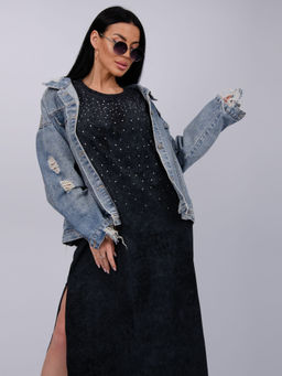 Платье Гэлекси 2, трикотаж - Малина фото 12