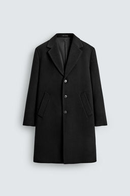 REGULAR FIT WOOL COAT - Zara фото 7