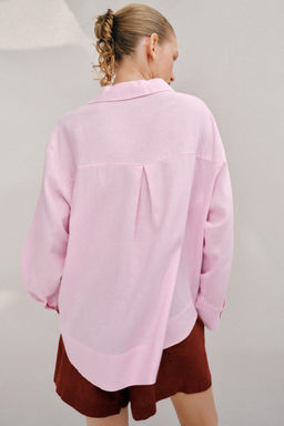 BLUSA ESTAMPADA RAYAS / Rosa - Zara фото 7