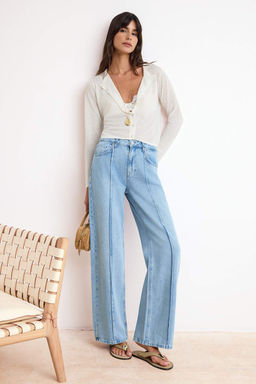 Mavi Yuksek Bel Wide Leg Tencel Kar?s?ml? Jeans TWOSS26JE00194