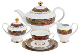 Чайный сервиз Бухара, 6 персон, 23 предмета