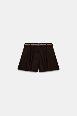 DARTED BERMUDA SHORTS WITH BELT - Zara фото 50