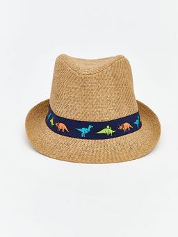 Dinozor Bask?l? Erkek Bebek ?apka