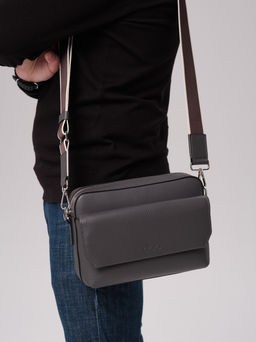 Мужская кожаная сумка Bora DBR 7113 темный лес фото 4