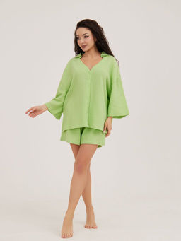 Цены тают. Пижама жен. Ashli зеленый - Sensera фото 2