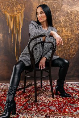 Брюки AmberA 1012-Р черный  фото 2