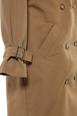 Trendyolmilla Haki Kemerli Ruzgarl?k Detayl? Su Itici Uzun Trenckot TWOSS21TR0005  фото 39