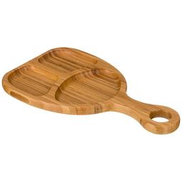 Блюдо сервировочное Lefard Native 3 секции деревянное 32×18,5×2 см