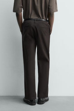 REGULAR FIT CHINO TROUSERS - Zara фото 22