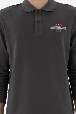 Мужской свитшот антрацитового цвета Неожиданная скидка в корзине - U.s. polo assn фото 6