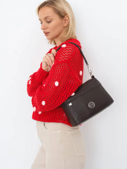 Сумка 0227C coffee Polina&Eiterou