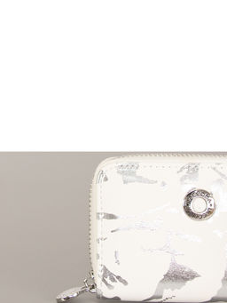 LACCOMA кредитница LA-6377-белый-серебристый натуральная кожа  фото 3