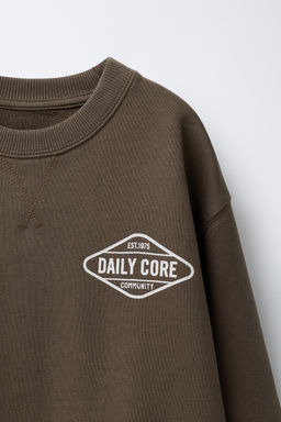 LOGO PRINT SWEATSHIRT - Zara фото 3