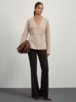 Брюки клеш из вискозы / Zarina