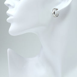 Набор 4 предмета: 3 пары серьги, 1 браслет Нежность, цвет белый в серебре - Qf фото 4