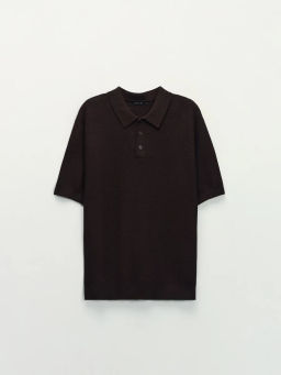 Джемпер поло фактурной вязки / Zarina