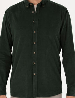 Haki Regular Fit Uzun Kollu G_mlek